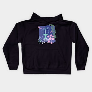 Night garden Kids Hoodie